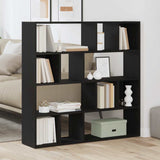 Book Cabinet/Room Divider Black Oak 105x24x102 cm 862422