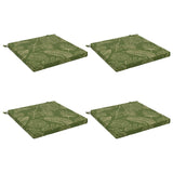 4-Piece Seat Cushions SOEST 4 pcs 100% Polyester Leaf Design 944862