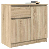 Sideboard with Drawer Sonoma Oak 71x35x65 cm Engineered Wood 861600
