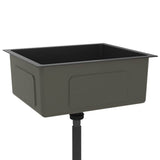 Handmade Kitchen Sink Black Stainless Steel 51503