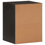 Bathroom Wall Cabinet Black 38x33x48 cm Solid Wood Mango 356839