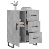 Sideboard Concrete Grey 69.5x34x90 cm Engineered Wood 827944