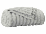 Throw Blankets 6 pcs Grey 150 x 130 cm Fleece 42016877