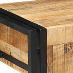 Bedside Cabinets 2 pcs 40x35x50 cm Solid Rough Wood Mango 4016689