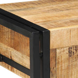 Bedside Cabinet 40x35x50 cm Solid Rough Wood Mango 4016688