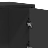Sideboard Black 68x35x76 cm Engineered Wood 848989