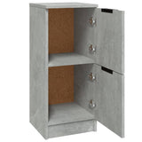 Sideboards 2 pcs Concrete Grey 30x30x70 cm Engineered Wood 811178