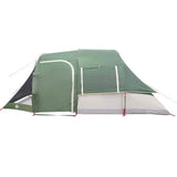 Camping Tent Tunnel 4-Person Green Waterproof 94743