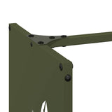 Firewood Rack Olive Green 40x30x80 cm Cold-rolled steel 864222