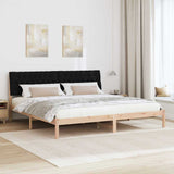 Bed Frame with Upholstered Headboard Brown 200 x 200 cm 3394380
