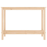 Console Table 110x40x80 cm Solid Wood Pine 822282