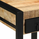 Side Table 35x35x50 cm Solid Rough Wood Mango 4015943