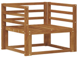 Outdoor Sofa Solid Acacia Wood Natural 3436216