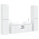 Bathroom Furniture Set 5 pcs High Gloss White 3406037