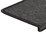 Stair Mats 15 pcs 65x21x4 cm Anthracite Rectangular Edge 134567