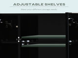 LED Bathroom Cabinet with Mirror, Wall Mounted Dimmable Brightness Storage Organiser with 3 Mirrored T3398P344122
