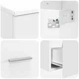Bathroom Furniture Set 2 pcs White Engineered Wood 3404000