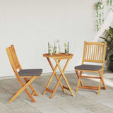 Garden Bistro Set 3 pcs Brown Solid acacia wood 42000949