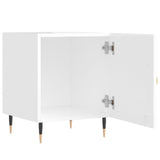 Bedside Cabinets 2 pcs High Gloss White 40x40x50 cm Engineered Wood 827521