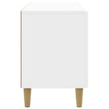 TV Cabinet High Gloss White 102 x 34.5 x 50 cm Engineered Wood 894699