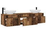 Bathroom Cabinet Set 3 pcs Old Wood 49 x 44.5 x 66.5 cm 3405765