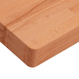Basin Shelf Wall Mounted Steel and Solid Wood Beech 3302515