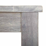 45941 7 Piece Outdoor Dining Set Grey Wash Solid Acacia Wood
