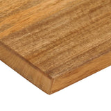 Table Top Live Edge 140x20x2.5 cm Solid Wood Mango 370519