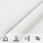 Sunshade Sail Oxford Fabric Triangular 6x6x6 m White 135295