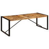 Dining Table 220x100x75 cm Solid Mango Wood 247408