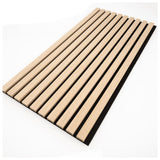 ZNTS WallArt Aku Acoustic Wall Panels Light Oak 4 pcs 447596