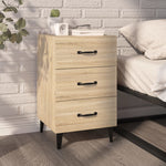 ZNTS Bedside Cabinet Sonoma Oak 40x40x66 cm Engineered Wood 812090