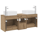 Bathroom Cabinet Set 3 pcs Artisan Oak 49.5 x 41 x 63 cm 3405826