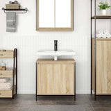 Bathroom Basin Cabinet Sonoma Oak 60x34.5x60 cm 861893