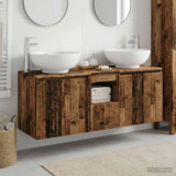 Bathroom Cabinet Set 3 pcs Old Wood 49.5 x 44.5 x 65 cm 3405705