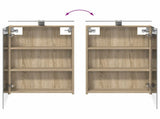 Bathroom Furniture Set 5 pcs Sonoma Oak 3406713