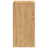 Bathroom Wall Cabinet with Door FLORO Wax Brown 35 x 30 x 60 cm 42011235