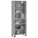 Highboard Grey Sonoma 69.5x32.5x180 cm Engineered Wood 3189603