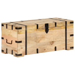 ZNTS Chest 90x40x40 cm Solid Mango Wood 289634