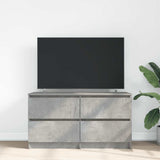 TV Cabinet Concrete Grey 100x35x54 cm Engineered Wood 861799