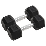 Dumbbells 2 pcs 16 kg Total Cast Iron 93603