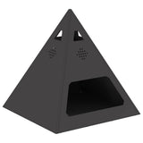 Fire Pit Black 50 x 50 x 51 cm Steel 858952