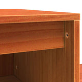 Bedside Cabinet Wax Brown 60 x 34 x 51 cm Engineered Wood 869894
