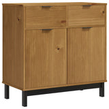 Sideboard "FLAM" 80x40x80 cm Solid Wood Pine 357827