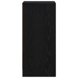 Sideboard Black Oak 29.5x34x76 cm Engineered Wood 861635
