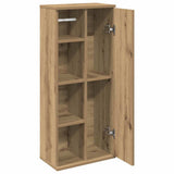 Bathroom Cabinet with Roll Holder Artisan Oak 39x22x90 cm 858532