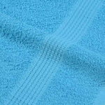 Towels 4 pcs Turquoise 100x200 cm 360 gsm 100% Cotton 136987