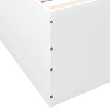 Bed Frame without Mattress White 200x200 cm 3280895