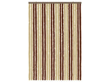 Insect Curtain Chenille Brown and Beige 100 x 200 cm 100% PP 42034449