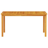 Garden Dining Set 5 pcs Brown Solid Acacia Wood 3375678